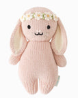 Baby Bunny with Flower Crown - Rose