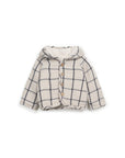 Woven Button Jacket with fleece lining - Checkered