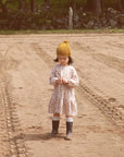 Woven organic cotton dress - Leaves