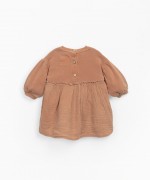 Naturally dyed dress - Terracotta