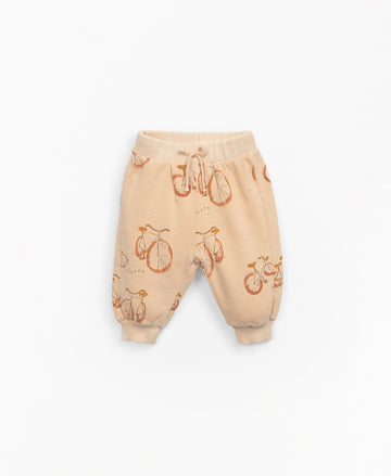 Trousers with bicycles print