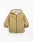 Waterproof jacket with recycled fibres - Mustard