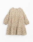 Woven organic cotton dress - Leaves