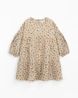 Woven organic cotton dress - Leaves