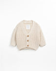 Knitted cardigan - Ecru