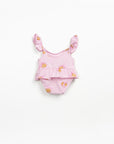 Swimsuit in Organic Cotton - Oranges