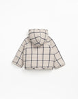 Woven Button Jacket with fleece lining - Checkered