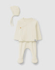 Three-piece Pointelle Set - Ivory