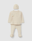Three-piece Ribbed Set - Linen
