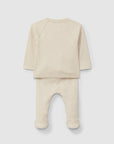 Three-piece Ribbed Set - Linen