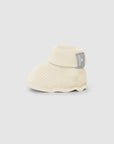 Waffle Weave Booties - Ivory