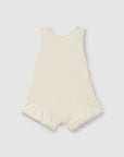 Pointelle Romper - Ivory