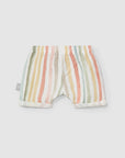 Woven striped Shorts - Multi-color