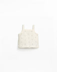 Strappy Pointelle Top - Artichoke