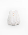 Bubble linen blend Jumpsuit - Pearl