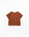 Organic Cotton T-shirt - Rust