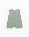 Jersey Romper with Opening - Sage