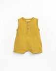 Jersey Romper with Opening - Sunflower