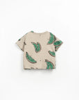Linen blend T-Shirt - Bananas
