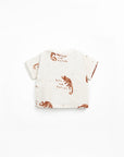 Organic Cotton Flamé T-Shirt - Rust Chameleon