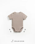 Room to Grow Bodysuit - Chocolate Stripes
