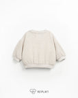 Re(Play) Sweatshirt with Chest Pocket - Latte