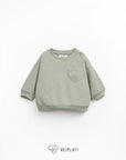 Re(Play) Sweatshirt with Chest Pocket - Laurel