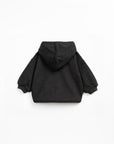 Organic Cotton Jersey Jacket - Charcoal