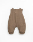 Organic Cotton Jumpsuit - Chocolate