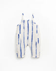 Woven Jumper with Pockets - Blue Stripes