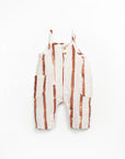 Woven Jumper with Pockets - Rust Stripes