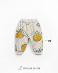 Jersey Sweatpants with Pocket - Oranges