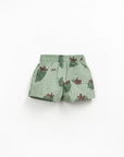 Swim Shorts - Green Strawberries