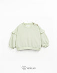 Re(Play) Crewneck with Frills - Pistachio
