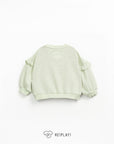 Re(Play) Crewneck with Frills - Pistachio