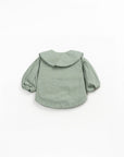 Twill Jacket with Collar - Sage