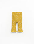 Ribbed Flare Leggings - Pears