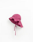 Linen Sun Hat - Mulberry