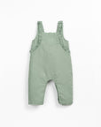 Linen Jumpsuit with Frills - Sage