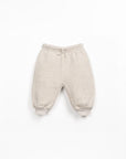 Fleece Pants with Waistband - Latte
