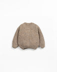 Knitted Cardigan - Cocoa