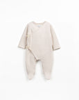 Jumpsuit with Wrap Opening - Latte