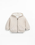 Fleece Zip Hoodie - Latte