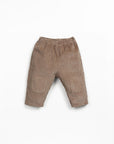 Corduroy Knee Patch Trousers - Cocoa