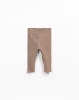 Rib Flamé Leggings - Cocoa