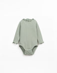 Ribbed Jersey Bodysuit - Sage