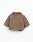 Fur Jacket with Lining - Cocoa