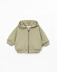 Hooded Cotton Jacket - Willow Green