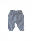 Jersey-stitch trouser - Blue