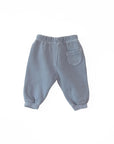 Jersey-stitch trouser - Blue